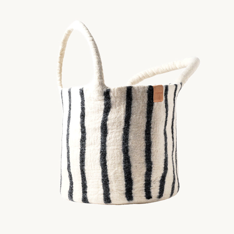 BASKET - Black stripes