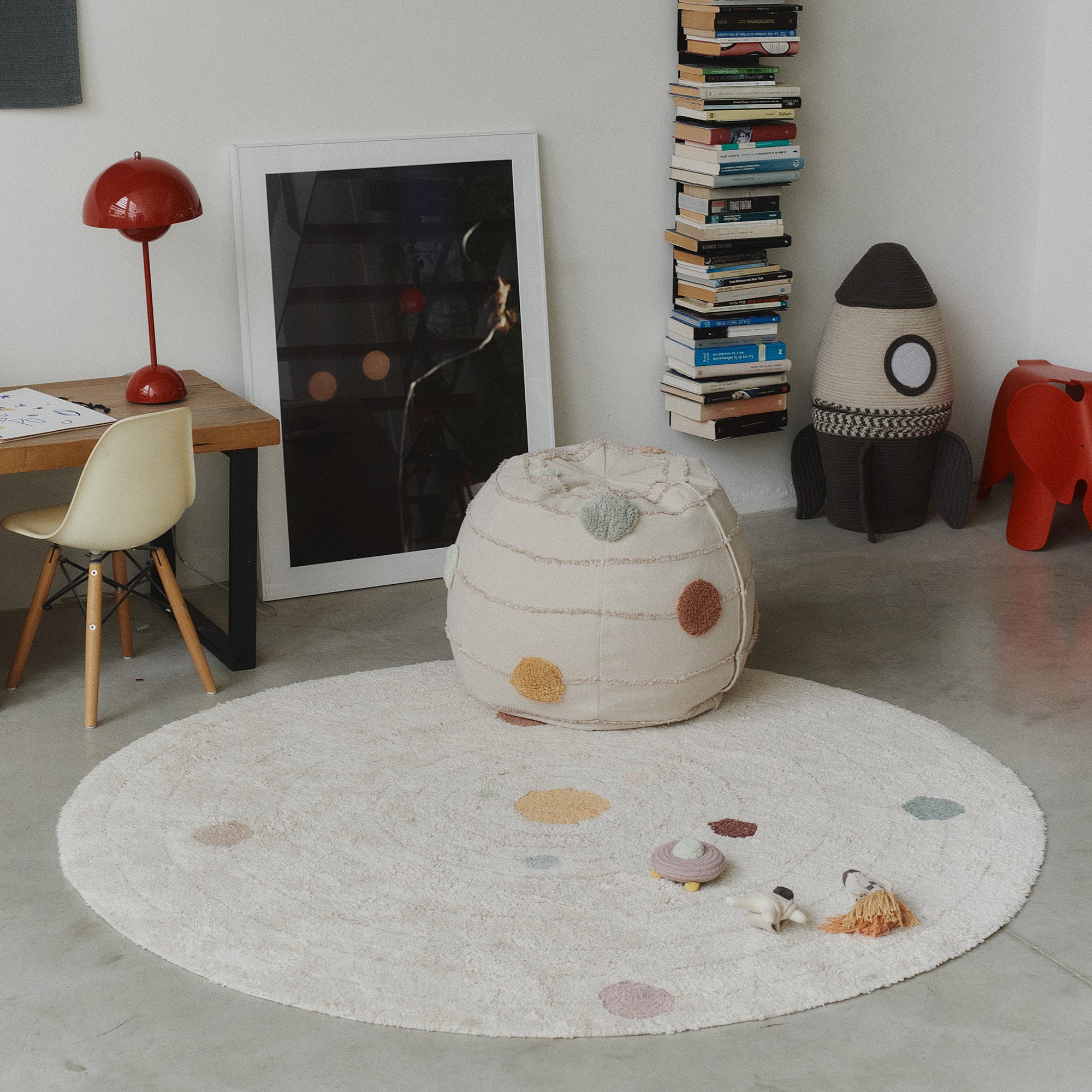 WASHABLE PLAY RUG - SOLAR SYSTEM