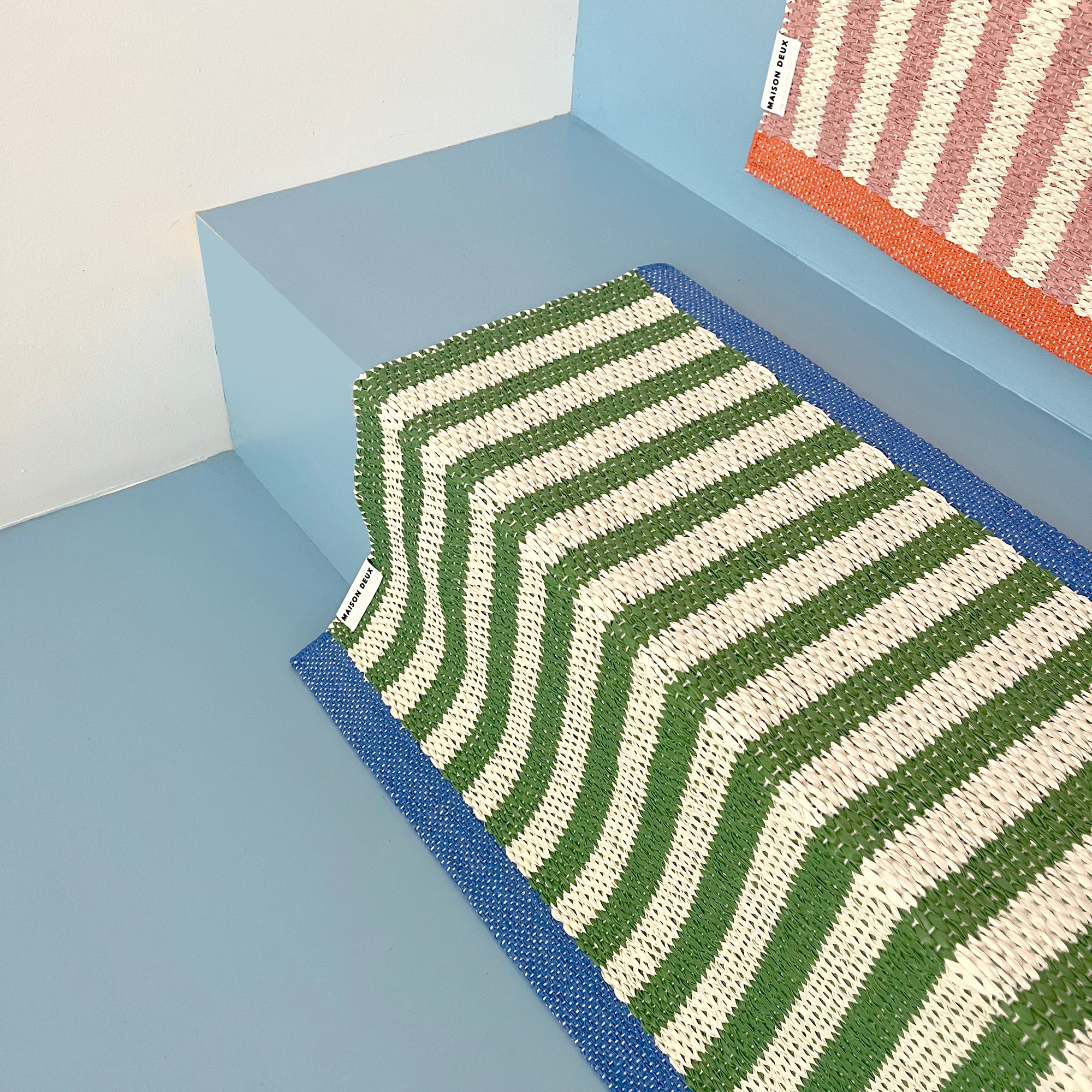 Stripe Rug - Bubble Gum