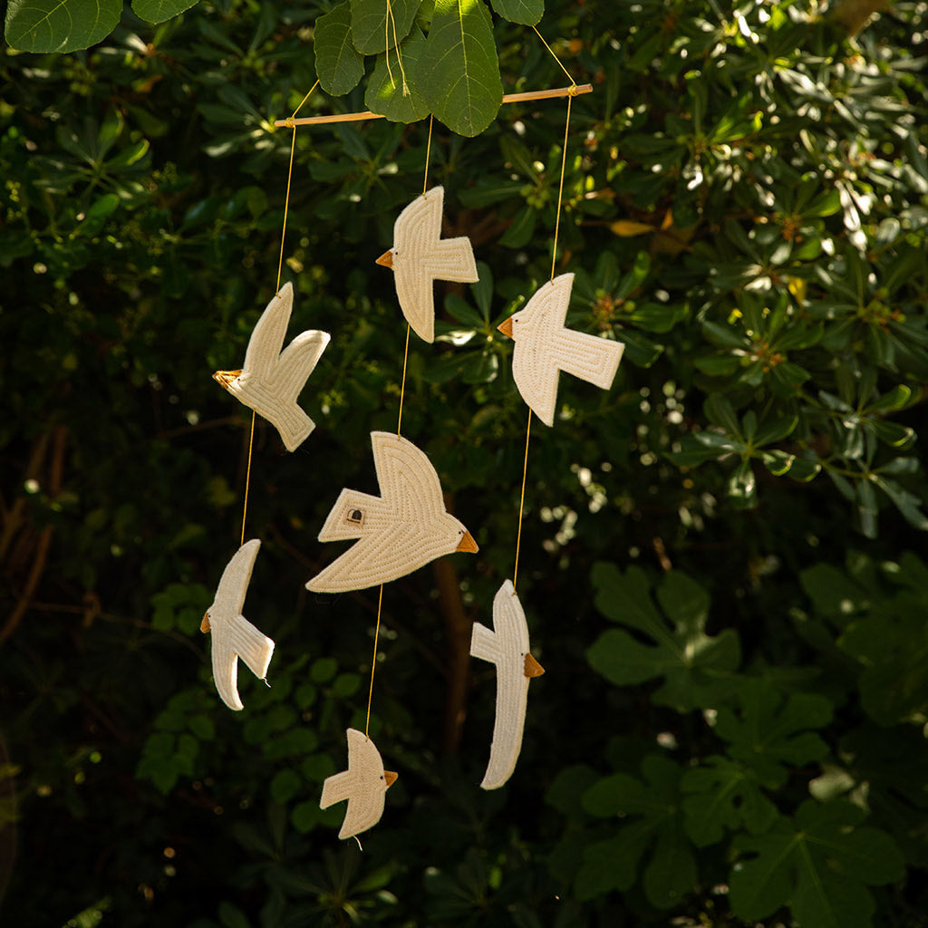 WALL HANGING - LITTLE BIRDY Natural