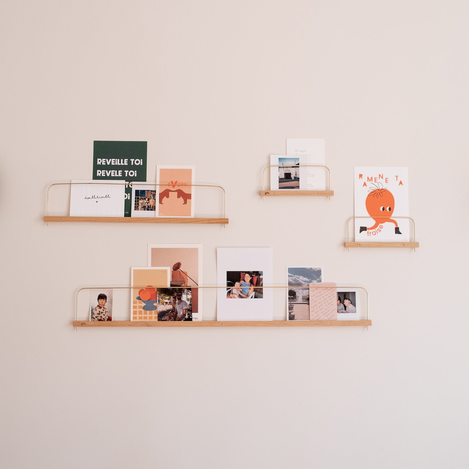 Classic - Display shelf - Classic/Brass