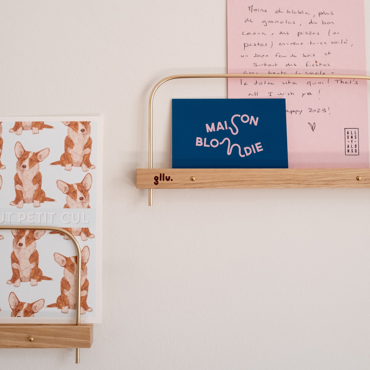 Classic - Display shelf - Classic/Brass