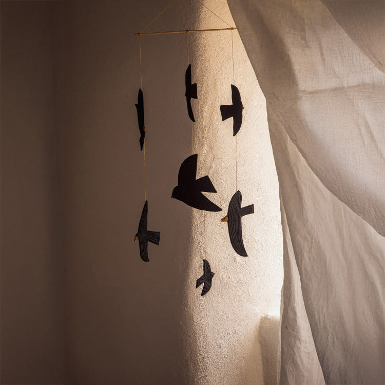 WALL HANGING - LITTLE BIRDY Black