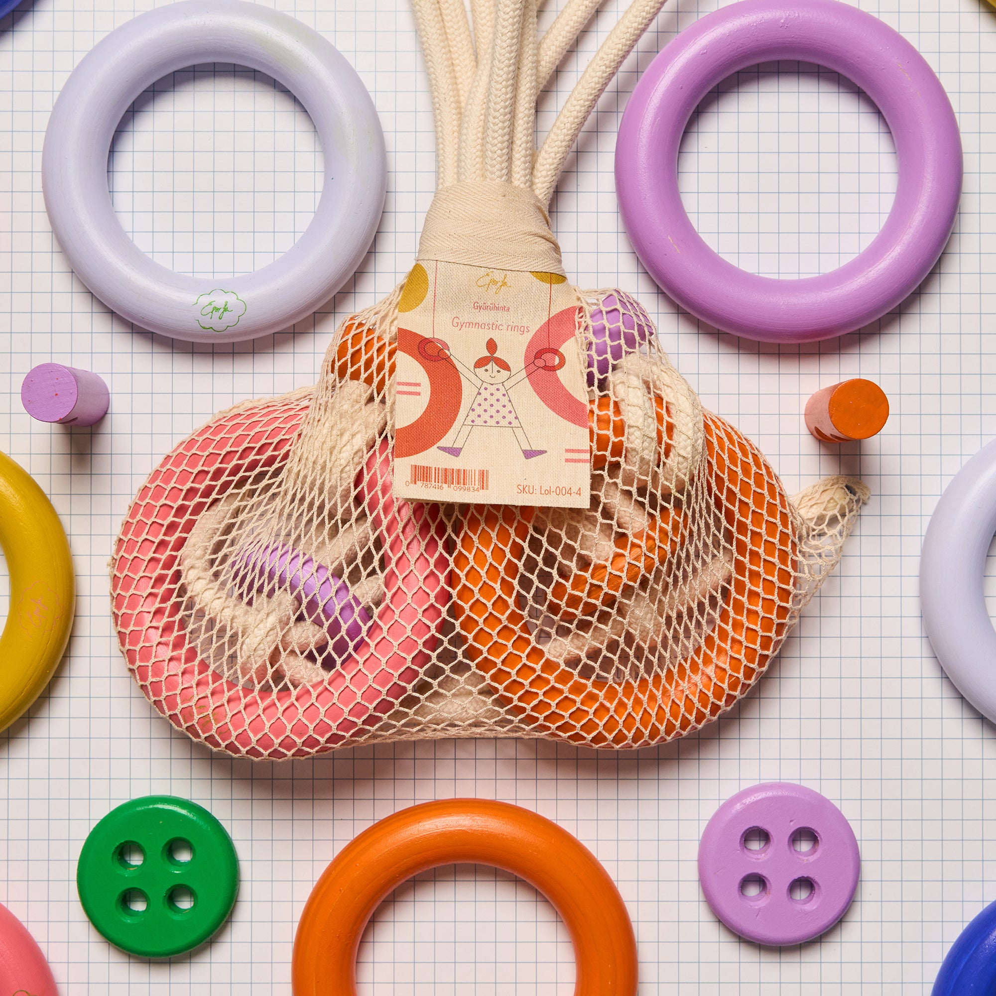 Gymnastic rings - Rose