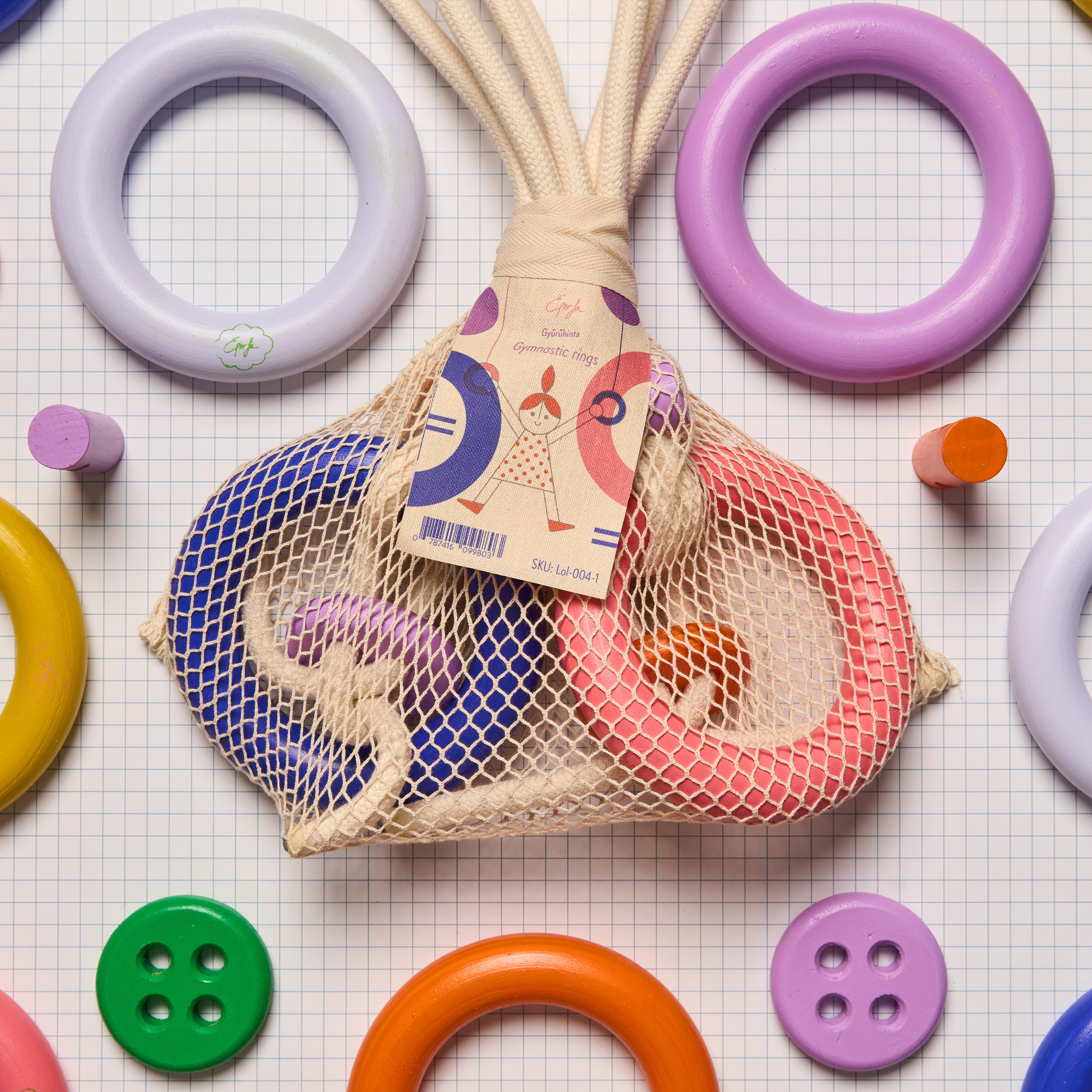 Gymnastic rings - Blue